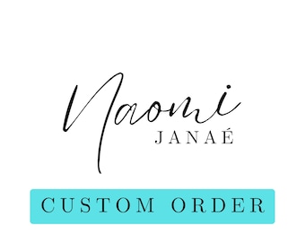 Jeder Name Kundenbestellung SVG PNG JPG und mehr Digital Download | Baby Name Ankündigung Dateien | Personalisierte benutzerdefinierte Bestellung digitale Dateien