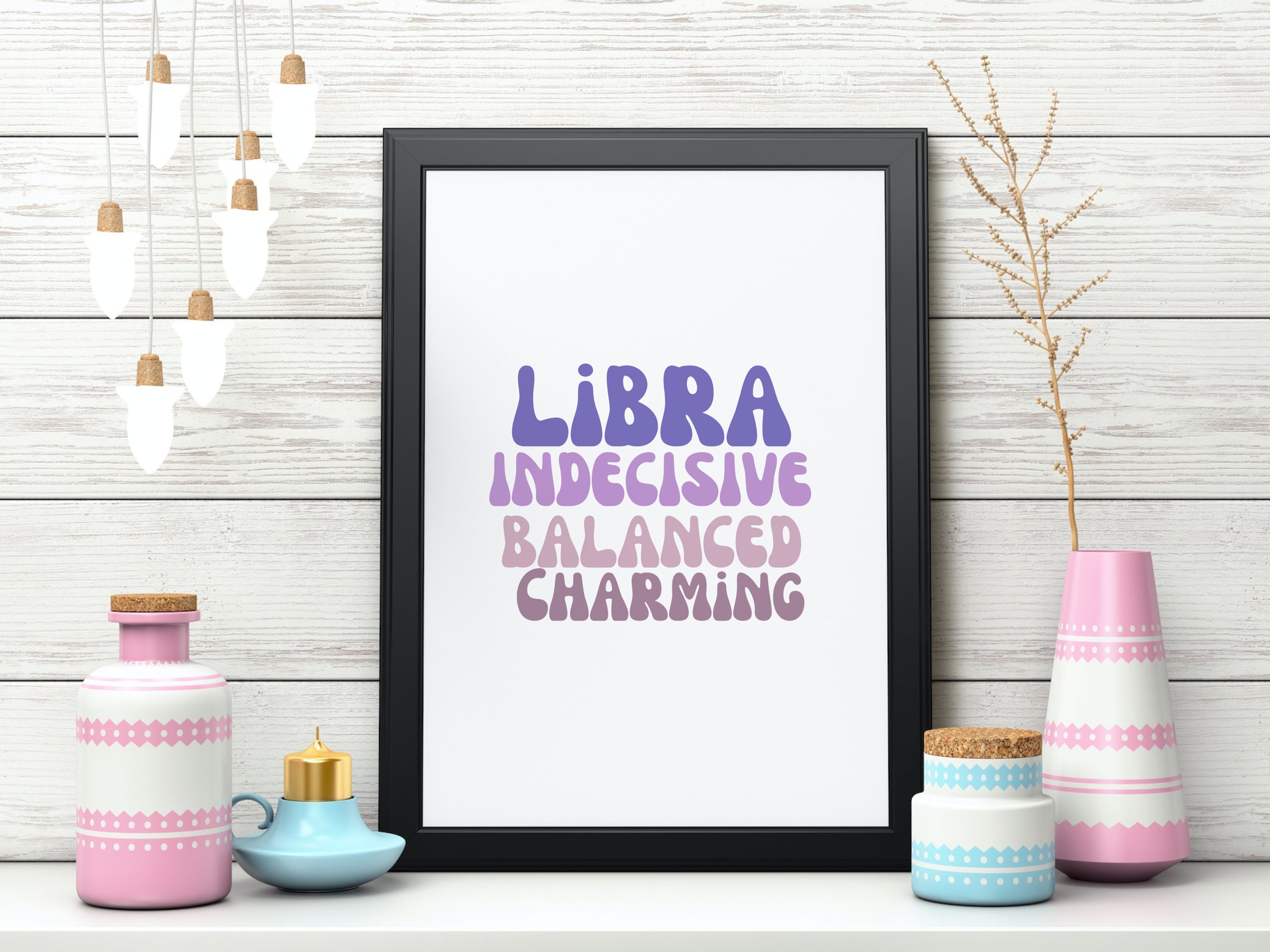 Libra Retro Libra Retro Zodiac SVG, PNG, JPG and More Digital Download, Digital ...