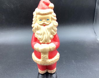 Gurley Smiling Blue Eye Santa Candle