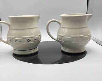 Longaberger Pottery Woven Traditions Juice Pitcher Choice