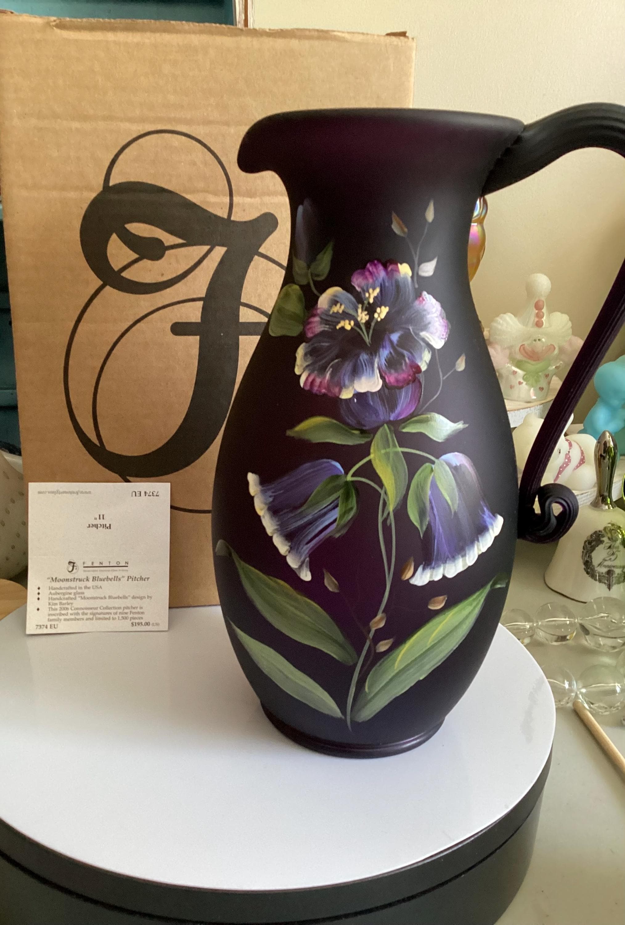Signed and Numbered Fenton Art Glass - Etsy