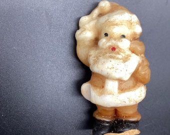 Gurley Mini Tan Santa Candle