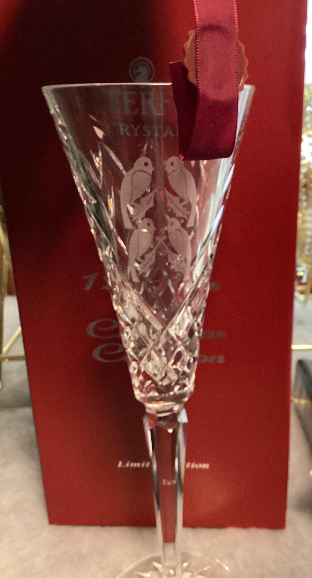 Waterford Crystal 12 Days of Xmas 4th Edition 4 Calling Birds Flute - Etsy