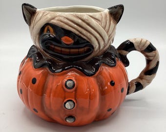 Johanna Parker by Transpac Black Cat Mummy Mug