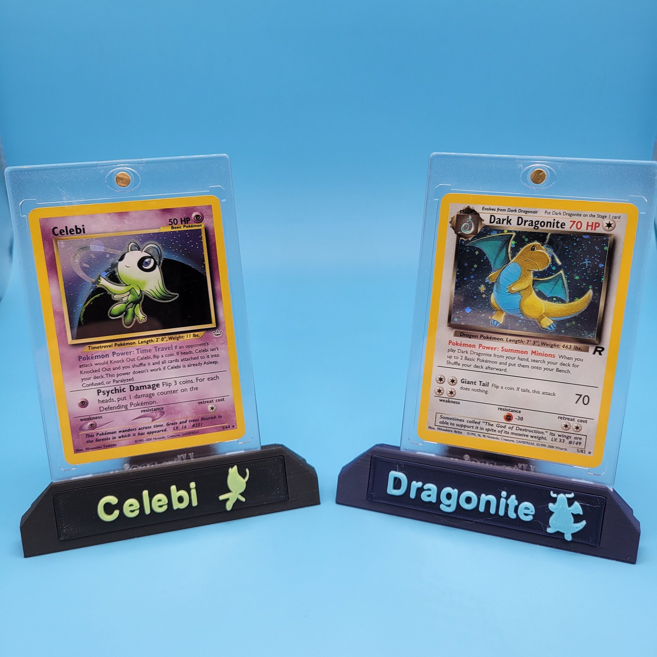 CUSTOM Adjustable Trading Card Display Stand Etsy