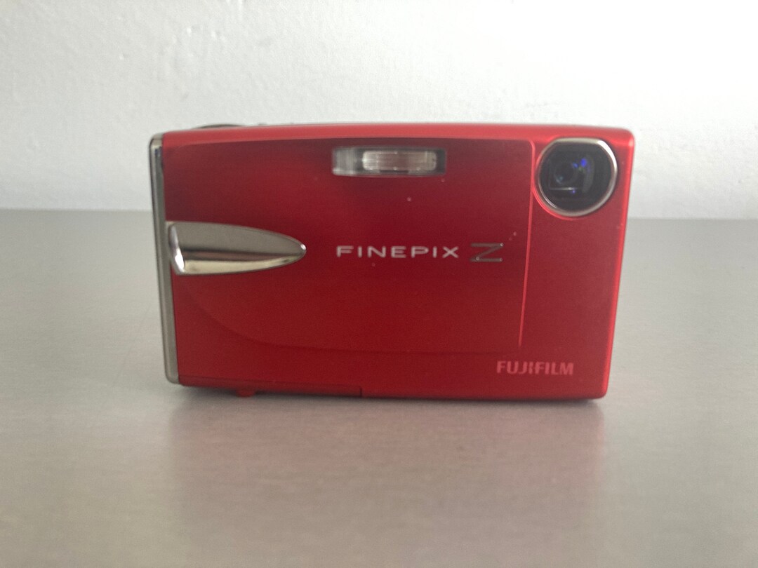 Fujifilm Finepix Z20FD Orange Digital Camera Etsy
