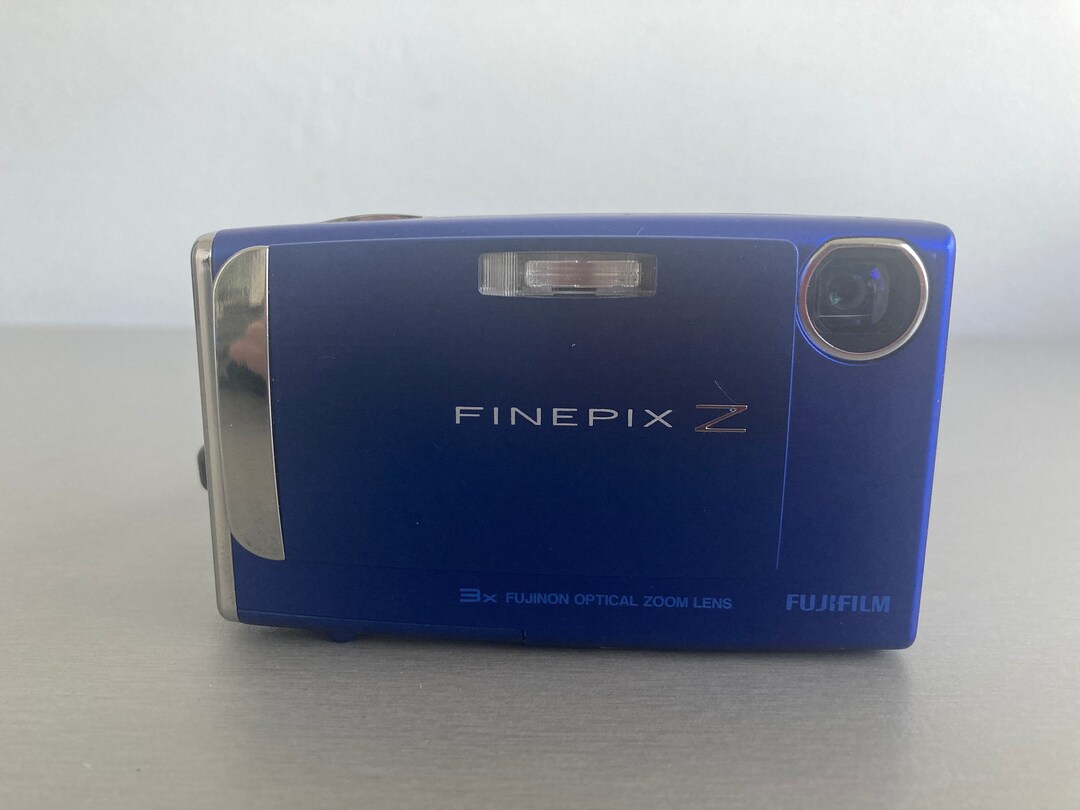 Fujifilm Finepix Z10FD Blue Digital Camera Etsy