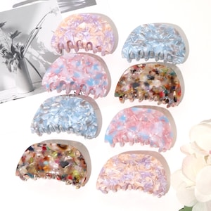 Medium Hair Claw Clip Acetate Cellulose Thick Hair Hair Clips Stylish Hair Claw Minimalist Cute Hair Accessories Hair Gift for Her