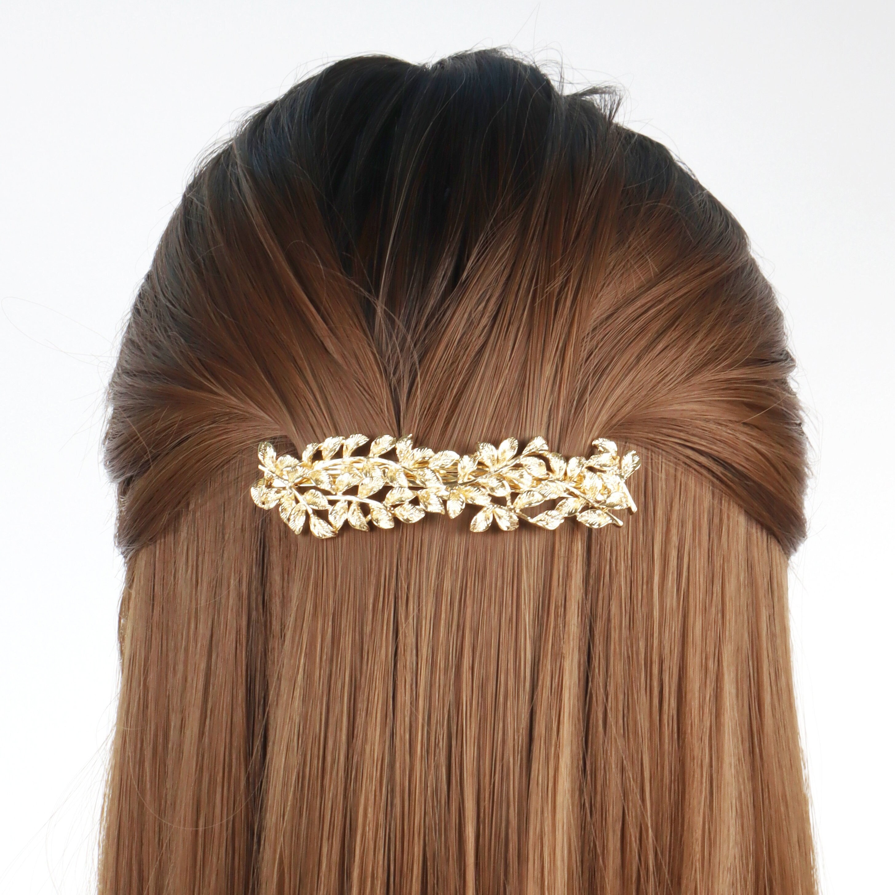 Vintage Gold Hair Clips - Etsy display picture 2