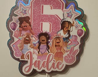 Roblox Cake Topper