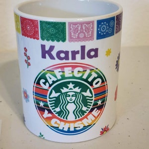 Cafecito y Chisme Coffee, hot chocolate mug