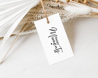Stamp Happy Moments, gift stamp for cards, tags and DIY a small stamp for big feelings
