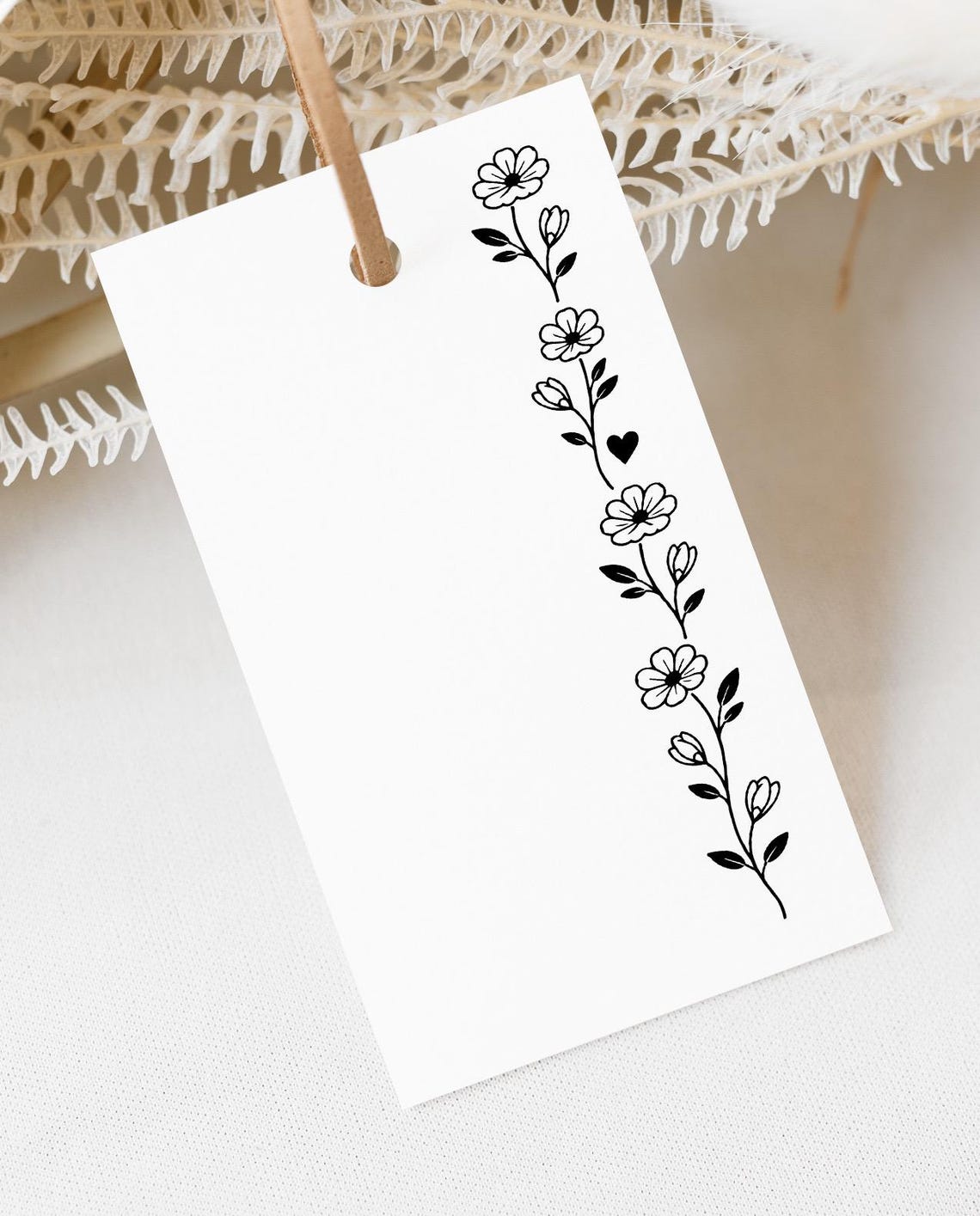 Floral Border Stamp A6 – Floral Border Stamp 148 Mm for Cards ...