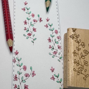Stempel Blumenranke - Ein Hauch von Frühling für dein Papier-  Perfekt für DIY Projekte