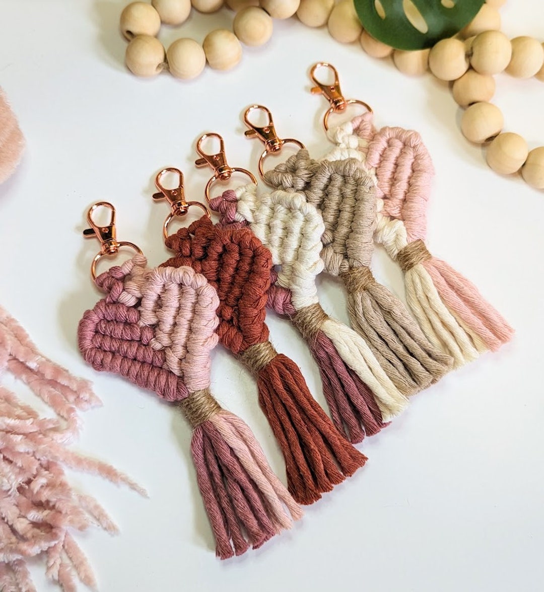 Heart Keychain - Etsy