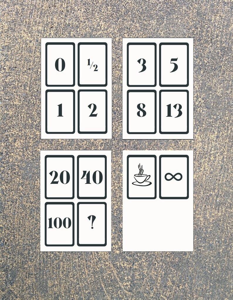 Agile Planning Poker Cards Printable PDF Etsy agile-planning-poker-cards-printable-pdf-etsy