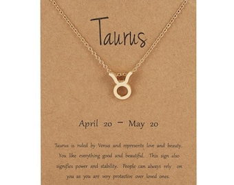 Taurus Necklace Gold/Silver
