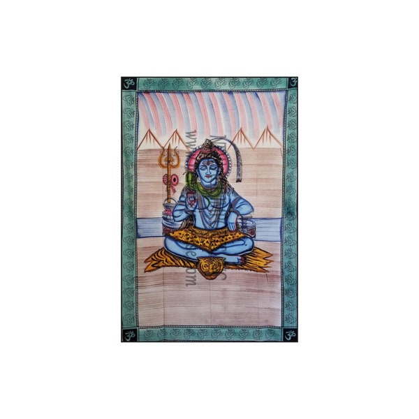 Shiva Tapestry Etsy