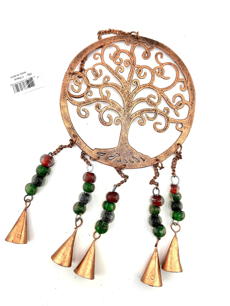 Tree of Life Copper Wind Chime Etsy