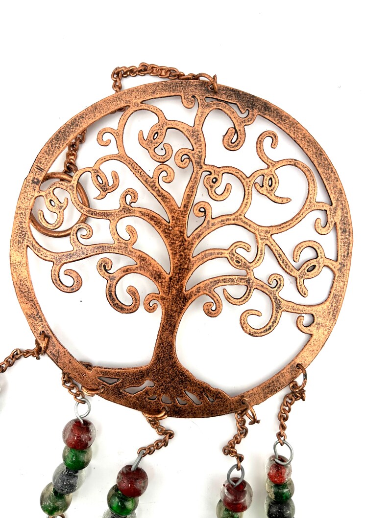 Tree of Life Copper Wind Chime Etsy