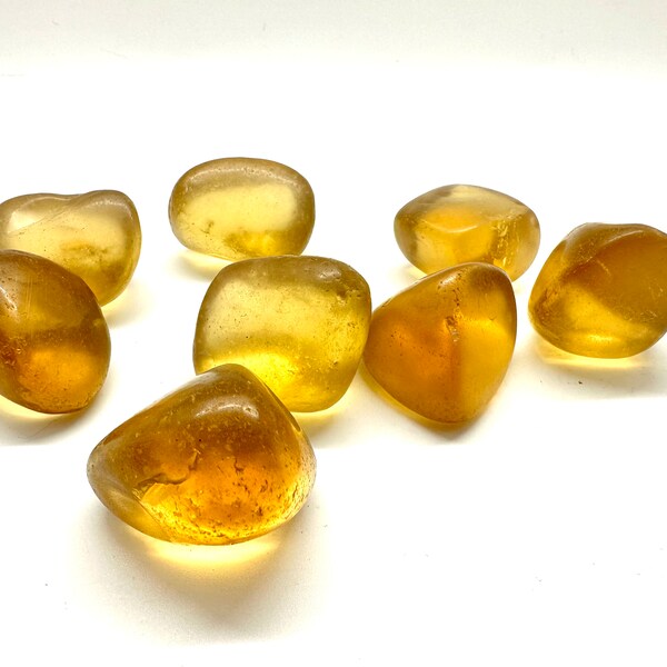 Yellow Obsidian Tumbled Stone