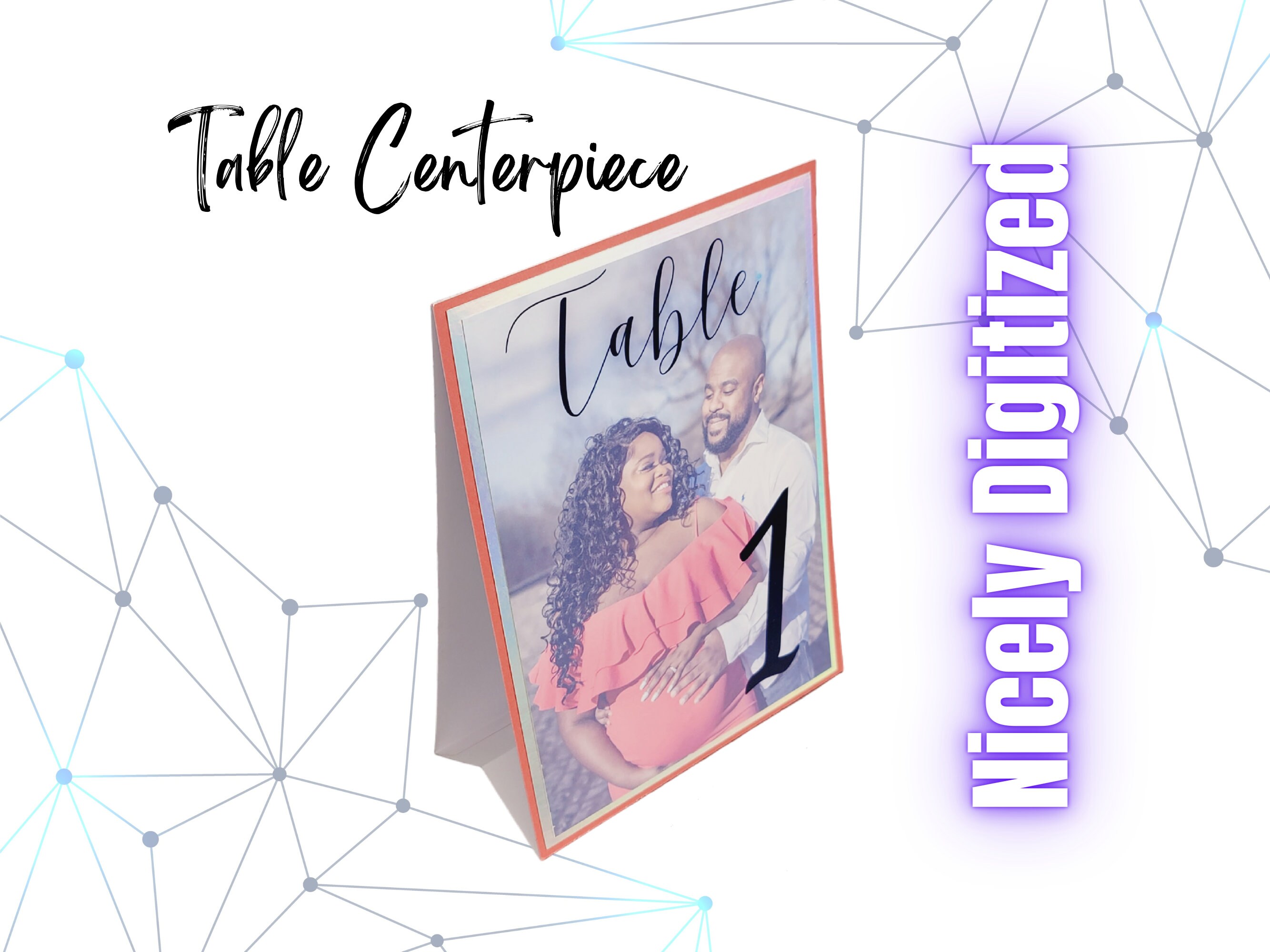 Table Number Centerpiece, Table Centerpiece, Centerpiece SVG File, Desk ...