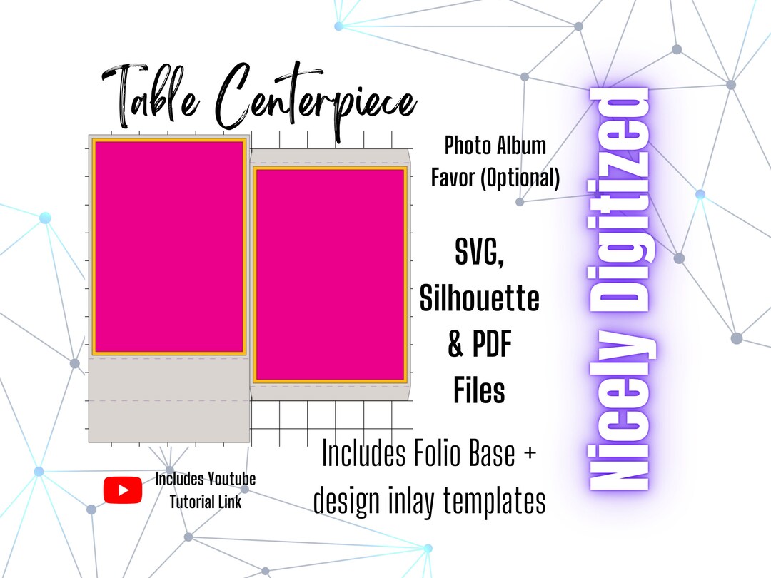 Table Number Centerpiece, Table Centerpiece, Centerpiece SVG File, Desk ...
