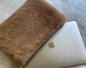 Fluffy macbook case online