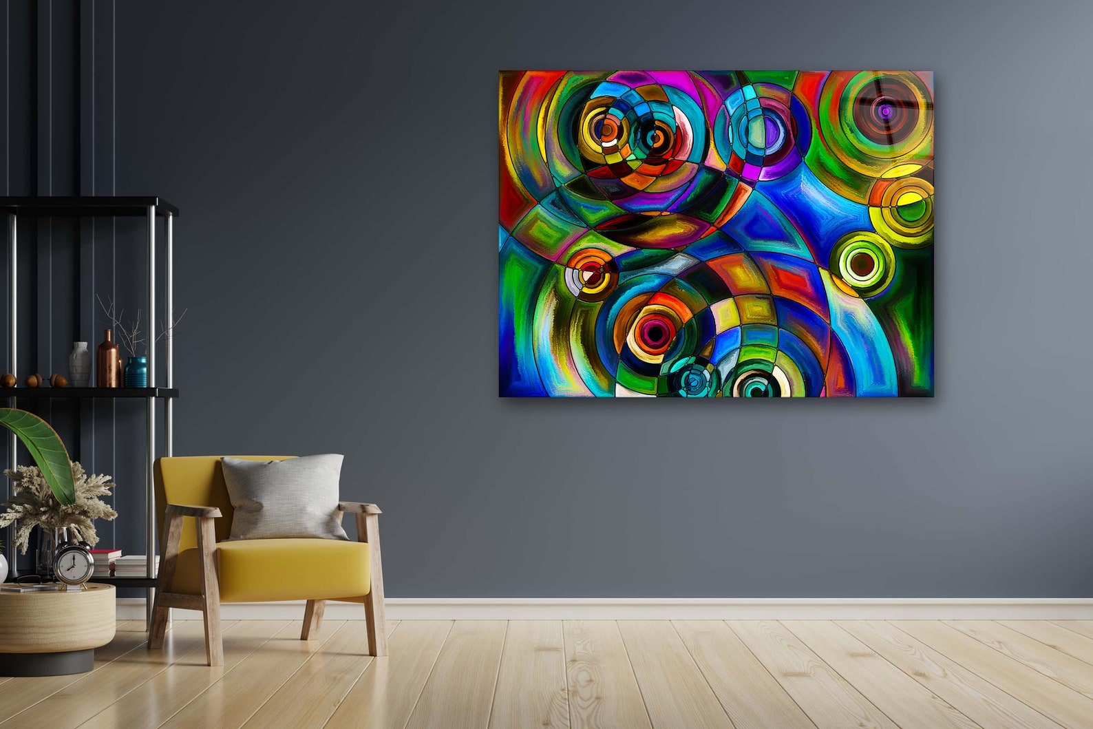 Tempered Glass Wall Art Abstract Wall Art Large Wall Glass Etsy
