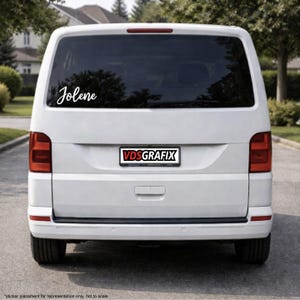 Custom Vinyl Campervan Name Sticker - Font 01 image 3