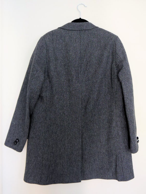 Oversized Brooks Brothers Wool Tweed Menswear Bla… - image 5