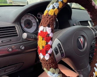 Crocheted Steering Wheel Cover
