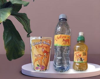 Etiquettes personnalisées (Capri-Sun, Fruit Shoot, Eau...)