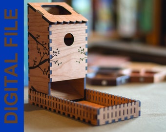 Birdhouse Dice Tower - Digitaal Bestand