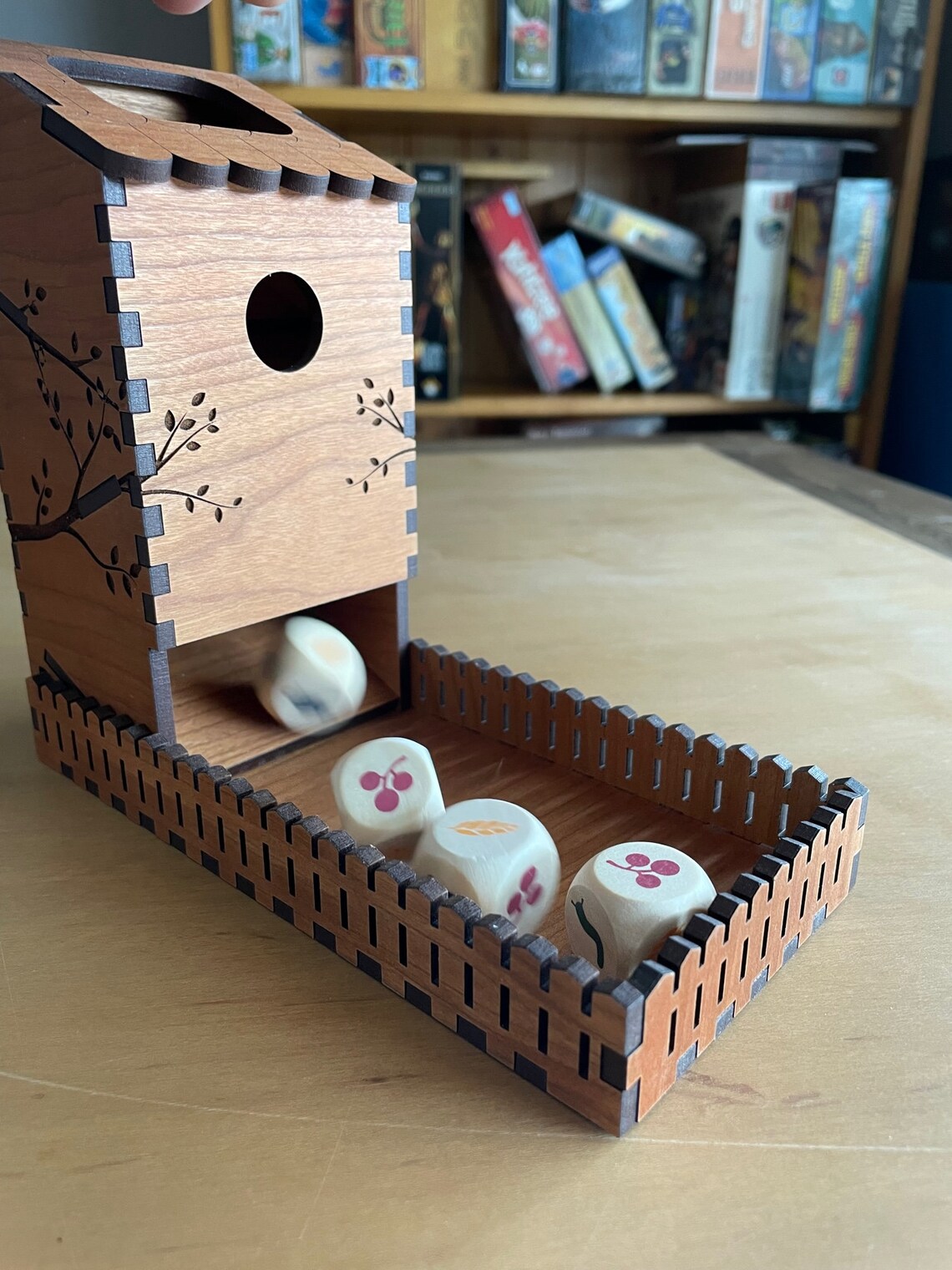 Birdhouse Dice Tower Digital File Etsy
