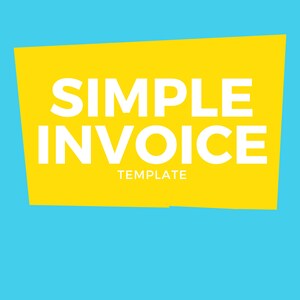 Simple Incoive Template