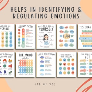 50 Calming Corner Poster Calm Down Self Regulation Social Emotional ...