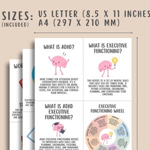 52 ADHD Executive Functioning Activity Flashcards for Teens, Executive ...