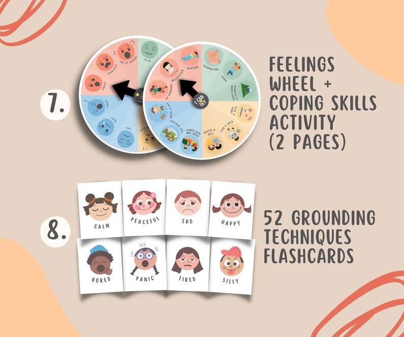 Feelings Coping Bundle for Kids & Teens 150 Items, Calming Corner ...