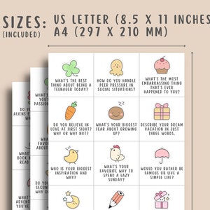 365 Teen Conversation Cards for Counseling, Family Therapy, Conversation Starter Question Therapy Tools, Group Therapy, Parenting Tools