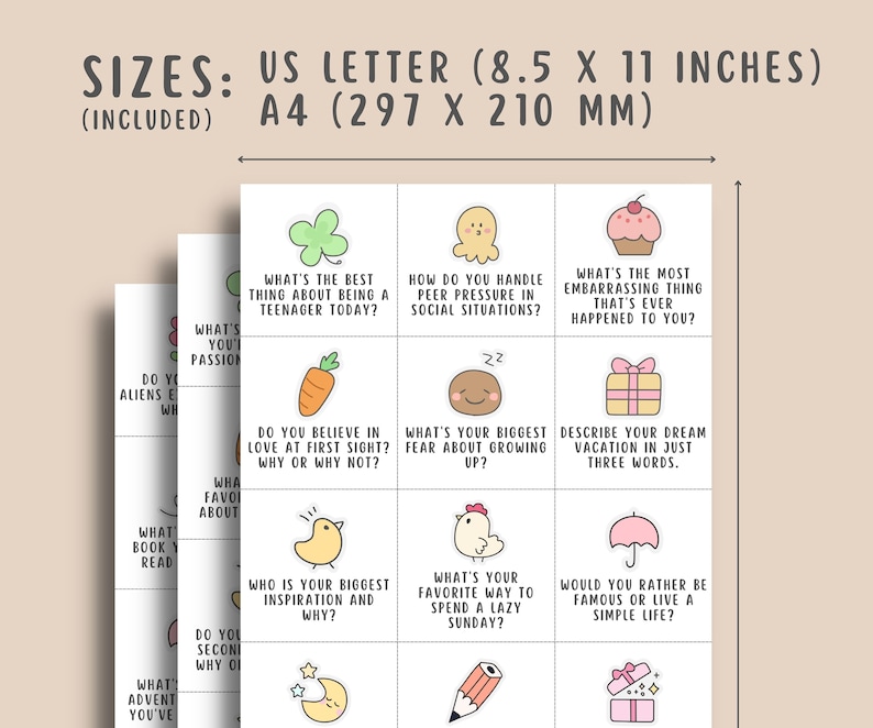 365 Teen Conversation Cards for Counseling, Family Therapy, Conversation Starter Question Therapy Tools, Group Therapy, Parenting Tools