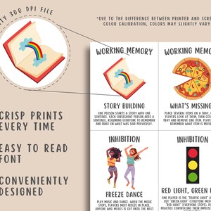 52 ADHD Executive Functioning Activity Flashcards for Teens, Executive ...
