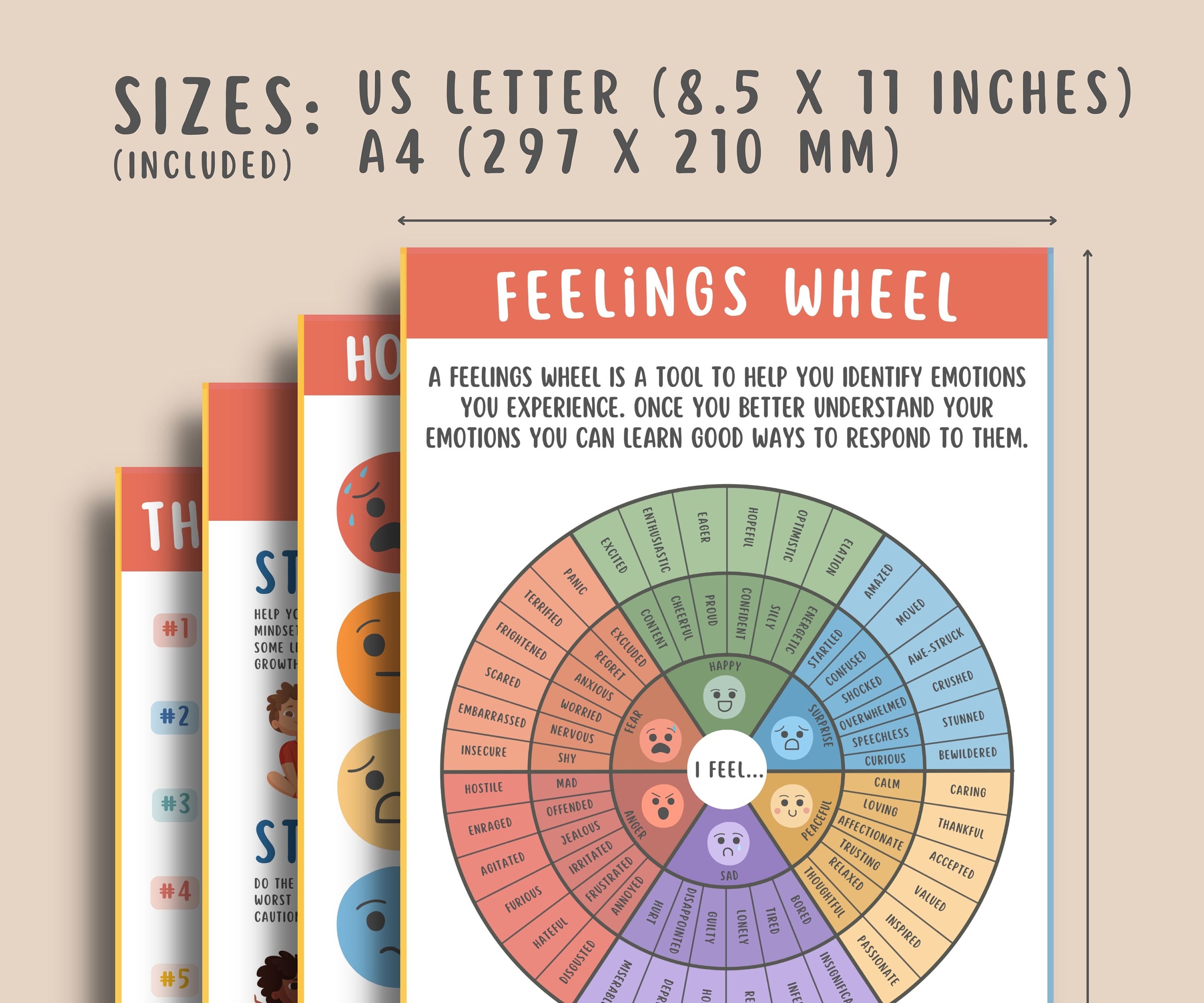 8 Mental Health Coping Skills Printable Bundle for Kids & - Etsy