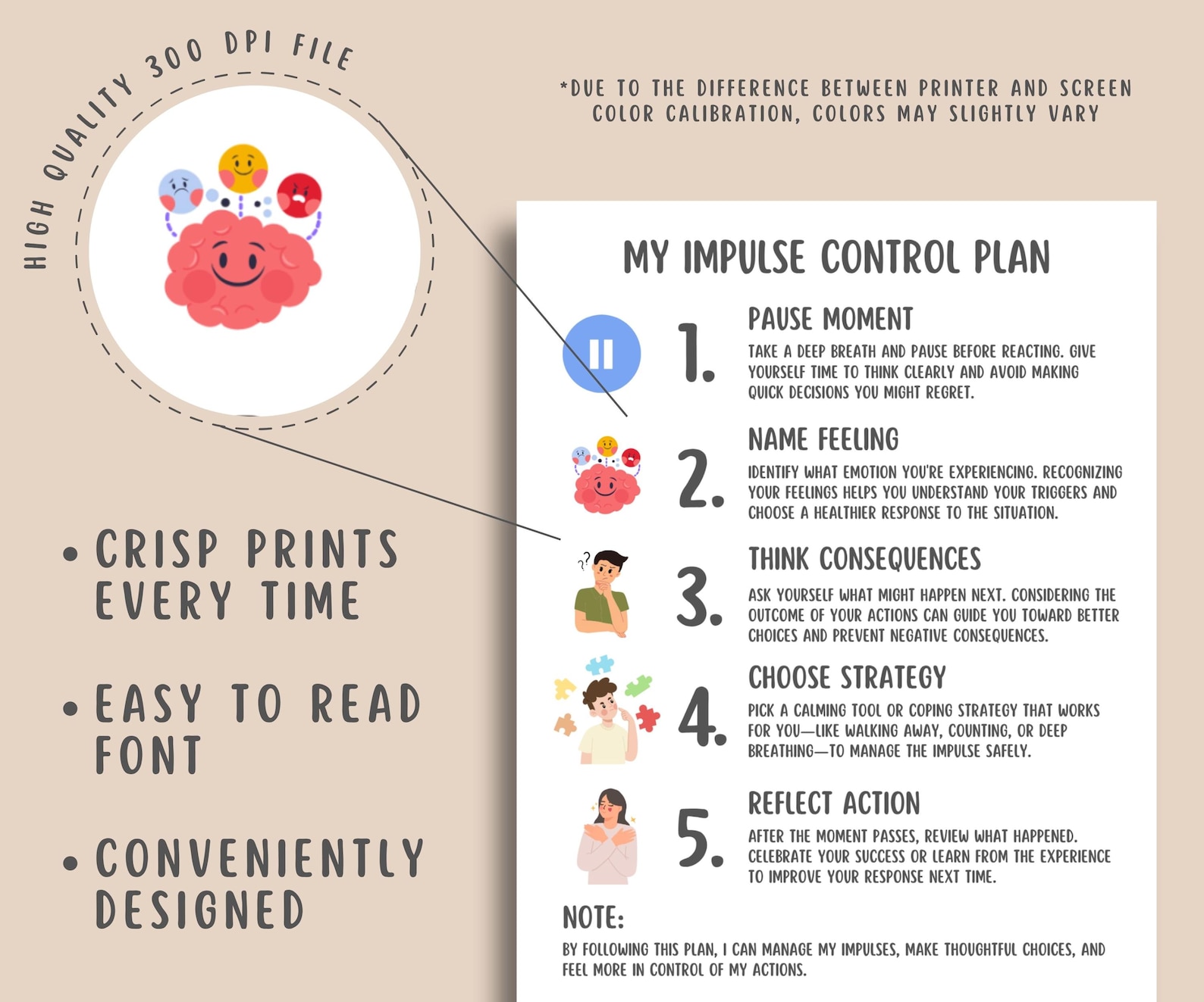 Impulse Control Worksheets (16 Pages), Self Regulation, Anger ...