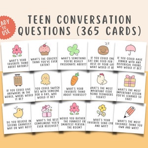 365 carte di conversazione per adolescenti per consulenza, terapia familiare, strumenti terapeutici con domande per iniziare la conversazione, terapia di gruppo, strumenti genitoriali