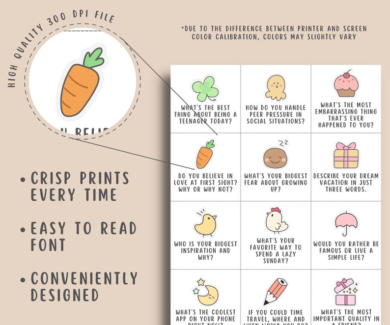 365 Teen Conversation Cards for Counseling, Family Therapy, Conversation Starter Question Therapy Tools, Group Therapy, Parenting Tools