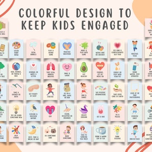 52 Coping Skills Cards kids teens Coping Strategies Children Self Regulation Calming Corner Print School Counselor Office School Counselor