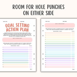 Goal Setting Action Plan Worksheet, SFBT Worksheets, Solution Focused ...