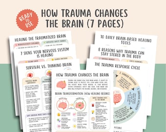 How Trauma Changes the Brain, Trauma Recovery, PTSD Education, Nervous System Healing, Neuroplasticity, Brain Rewiring, Polyvagal Theory