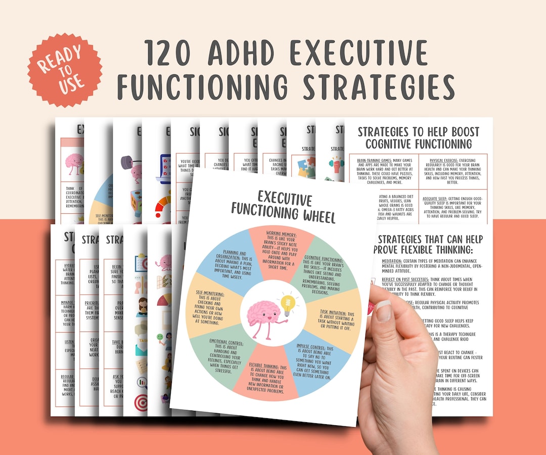 120 Adhd Executive Functioning Skills Strategies Psychoeducation 120 Adhd Executive Functioning Skills Strategies Psychoeducation